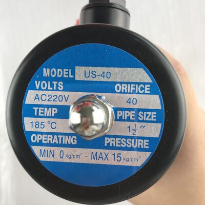 高温耐性 US-40 (1.5インチ) AC220 TXPC 全銅製蒸気電磁弁制御電動弁 水弁