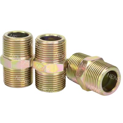 1/8" 1/4" フラットマウスユニオン減速アダプター 両端で仕様が異なる接続継手