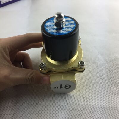 電磁弁 水弁 UW-15 銅体 通常閉め 空気弁 二方向