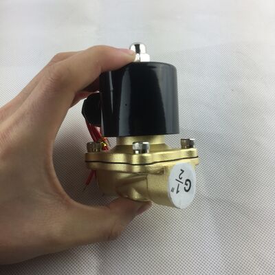 UW-25 銅製ボディ ノーマルクローズドエアバルブ 二方電磁弁 水道弁 ソレノイドバルブ