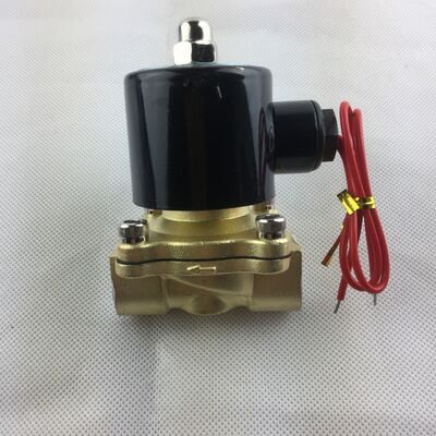 UW-25 銅製ボディ ノーマルクローズドエアバルブ 二方電磁弁 水道弁 ソレノイドバルブ