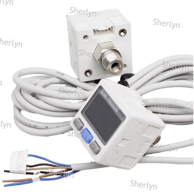 包装機マニピュレータ用デュアルPNP出力回転ディスプレイ圧力スイッチ SMC ISE30A-01-B-L
