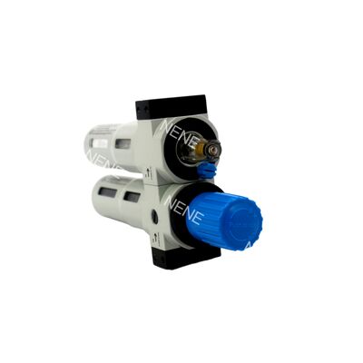 FRC-1/4-D-7-MINI-A-MPA 8002345 Pneumatic FRL Unit Zinc Die-Cast Housing 40 μm G1/4 Fully Automatic Drain 0.5-7 bar FESTO With MPA Gauge 1300 L/min