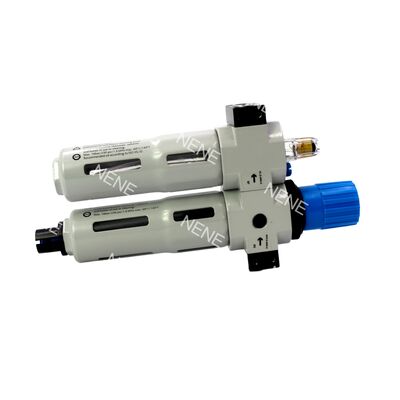 FRC-1/4-D-7-MINI-A-MPA 8002345 Pneumatic FRL Unit Zinc Die-Cast Housing 40 μm G1/4 Fully Automatic Drain 0.5-7 bar FESTO With MPA Gauge 1300 L/min