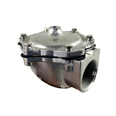 ASCO G353A045 1.5 "NPT アルミニウムボディパルスジェットバルブ、産業用集塵システム用パイロット操作ダイヤフラムタイプ