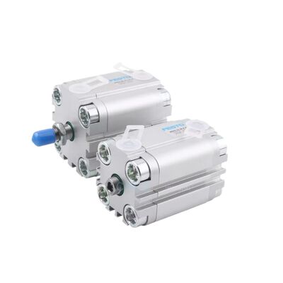 30mmストロークフェスト ADVU-12-30-P-A 156505 ダブルアクション コンパクトシリンダー 12mm 穴内スレッド M5 ポート磁気ピストン ISO 6432