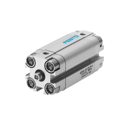 半導体製造 Festo ADVU-16-25-P-A 156511 25 ミリメートルストローク雌ねじコンパクトエアシリンダ 16 ミリメートルボア複動 M5 ポート磁気リング ISO 6432