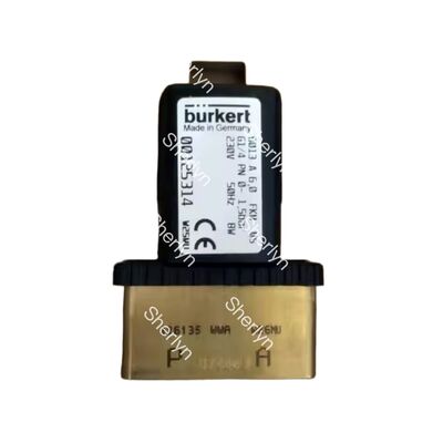 Burkert 00221886 6281 G1 1/4 2/2 通常閉じた 25.0 流孔 FKM 密閉された銅弁体 DC24V 8W 0.2-16bar 0~+120 °C