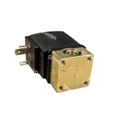 24V DC FKM 密閉型高流量ブラスソレノイドバルブ ブルカー 00270133 G1 1/4 ポート,40mm 開口,0.2-16バー,メディア温度 +120°Cまで