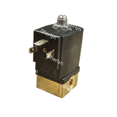 1.5W超低電源 G1 1/4′′ 25mm FKM 密閉ブラスソレノイドバルブ ブルケート 00221888 24V DC 2/2 NC 0-120°C 伺服式