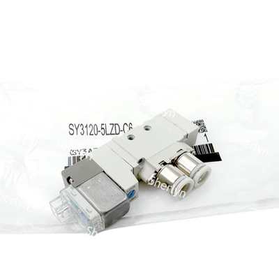 M5 スレッドビスタブル・デュアルコイル・パイロット・ソレノイドバルブ SMC SY3220-6LZD-M5 DC12V