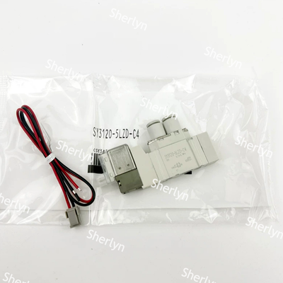 コンパクト M5 ポート DC12V パイロットソレノイドバルブ SMC SY3120-6LZD-M5 SMT 塗布用低電力