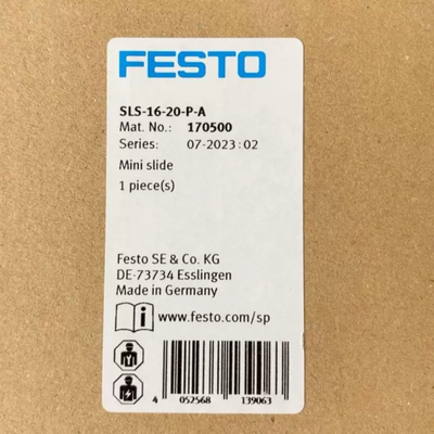両端弾性クッション付ミニスライドシリンダ SLS-10-20-P-A #170494 FESTO SLSシリーズ ボールガイド付きリニアシリンダ ボア10mm ストローク20mm 半導体位置決め用