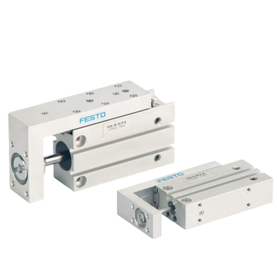弾性クッション FESTO SLSシリーズ ミニスライドシリンダー SLS-6-30-P-A #170490 6mm 穴 30mm ストローク 高精度ボールケージガイド