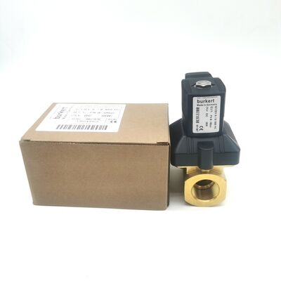 本物のバーカーテタイプ6213電磁弁 00221621 AC220V 8W,G3/4 2/2 Way 通常閉ざされた銅弁,13フローオリフィックス NBRシール,-10~80°C 0-10バー 中間制御