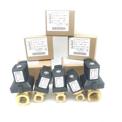 20mm 大流量孔 NBR 密閉 バークレット 6213 電磁弁 00221633, G3/4 通常閉じる 2/2 Way ブラスボディ AC220V 8W,作業温度 -10~80°C 0-10bar