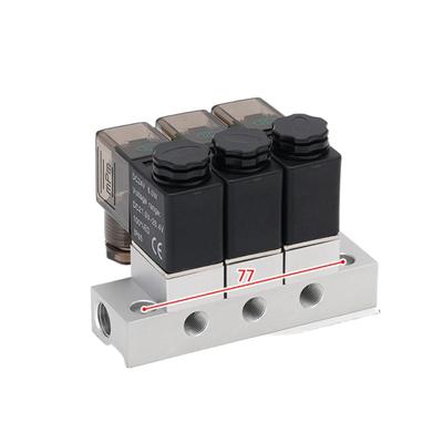 1入口2出口2V025-06-2F電磁弁マニホールドおよび2V025-06-3F1入口3出口DC12V/24V AC110V/220V