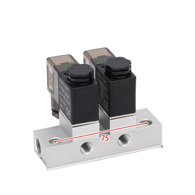 1入口2出口2V025-06-2F電磁弁マニホールドおよび2V025-06-3F1入口3出口DC12V/24V AC110V/220V