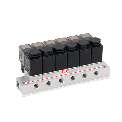 FKM シールリング 1-入口-6出口 2V025-06-6F ソレノイドバルブ マニフォールドと 2V025-06-7F 1-入口-7出口