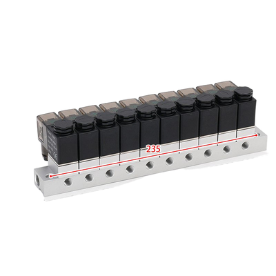 1入口-8出口 2V025-06-8F電磁弁 マニフォールドと 2V025-06-10F 1入口-10出口 FKMシールリング 多位置気取り弁