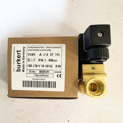 "00304194 00304191 00304193 Burkert 電磁気制御バランブ 安定した動作を保証する様々な産業用アプリケーション 5404 G1/2 2/2 通常閉め
