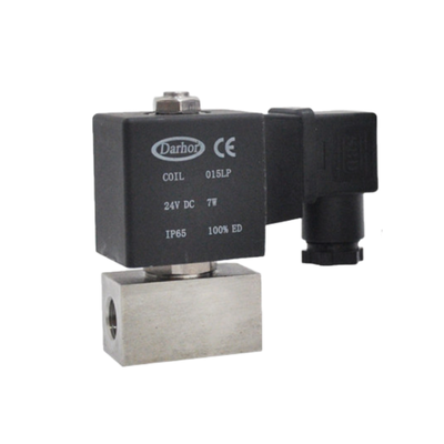 24VDC 軽油バルブ SH-20ES ポートサイズ 3/4 インチ PTFE 密封材料 2 Way 通常閉ざされた 20mm 孔サイズ