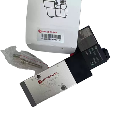 アクチュエータ用NAMURマウント電磁弁 IMI NORGREN VCB22C517A-AE219J G1/4 AC220V 5/2シングル空圧方向制御弁