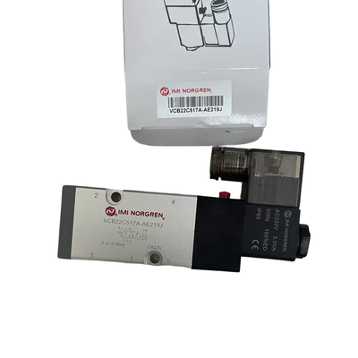 アクチュエータ用NAMURマウント電磁弁 IMI NORGREN VCB22C517A-AE219J G1/4 AC220V 5/2シングル空圧方向制御弁