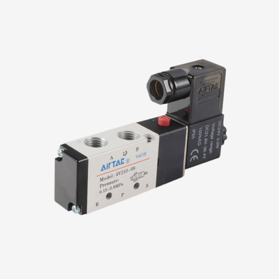 Airtac AC220V DC24V ソレノイドコイル 4Vシリーズ空圧ソレノイドバルブ用交換コイル Fクラス絶縁 DINコネクタ 広電圧許容範囲
