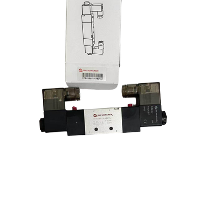 包装ライン電磁弁 IMI NORGREN VCB22B511A-AB213J G1/4 24VDC 5/2ダブルソレノイド方向制御弁 デュアルコイルラッチング