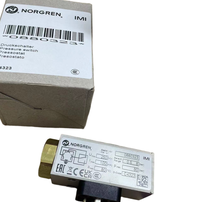 G1/4ねじ 0.5-8bar 圧力スイッチ NORGREN 0880323 工作機械用流体配管圧力モニター