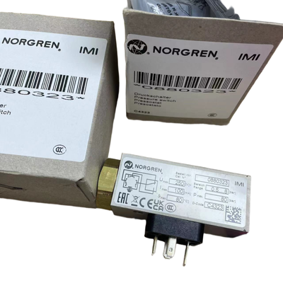 G1/4ねじ 0.5-8bar 圧力スイッチ NORGREN 0880323 工作機械用流体配管圧力モニター