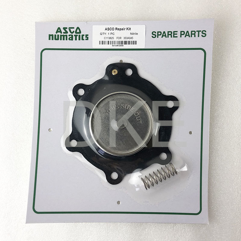 ASCO C113825 1.5インチリモートパイロットパルスバルブG353A045用の弁膜キット