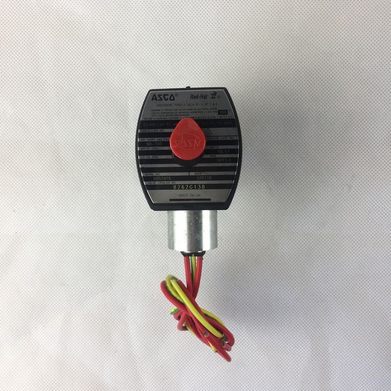 ASCO 8262G138 一般サービス 1/4" 通常開ける 2/2 方向単体電磁弁