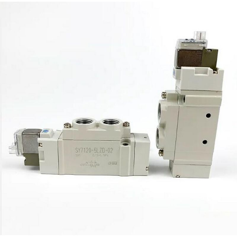 SMC SY7120-5LZD-C6 電磁弁 2 位置 シングル・ワン・タッチ・フィッティング・ポート サイズ ø6 DC24V