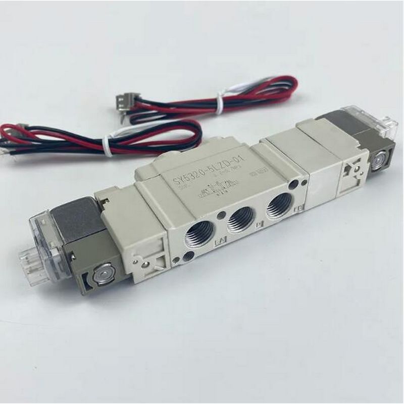 SMC SY5420-5LZD-01 電磁弁ポート サイズ 1/8 3 位置 エグゼストセンター DC24V