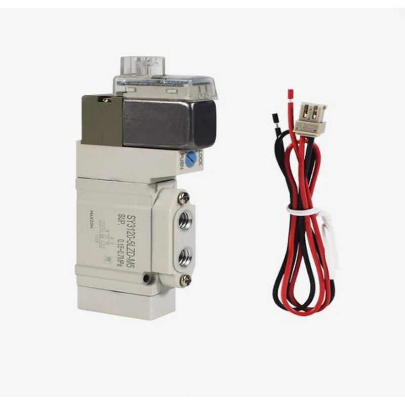SMC電磁弁 SY5220-5LZD-C8 2 位置 双重 ワンタッチ 固定 ポート サイズ ø8 DC24V