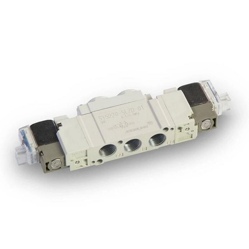 SMC SY5120-5LZD-C8 2 ポジション 単一タッチ装置 ø8 パネウマティックソレノイドバルブ DC24V