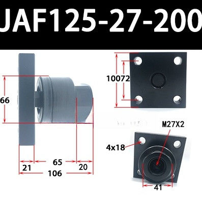 JAF125-27-200 M27x2 名目サイズ 空気シリンダー互換性 シンプルな設計