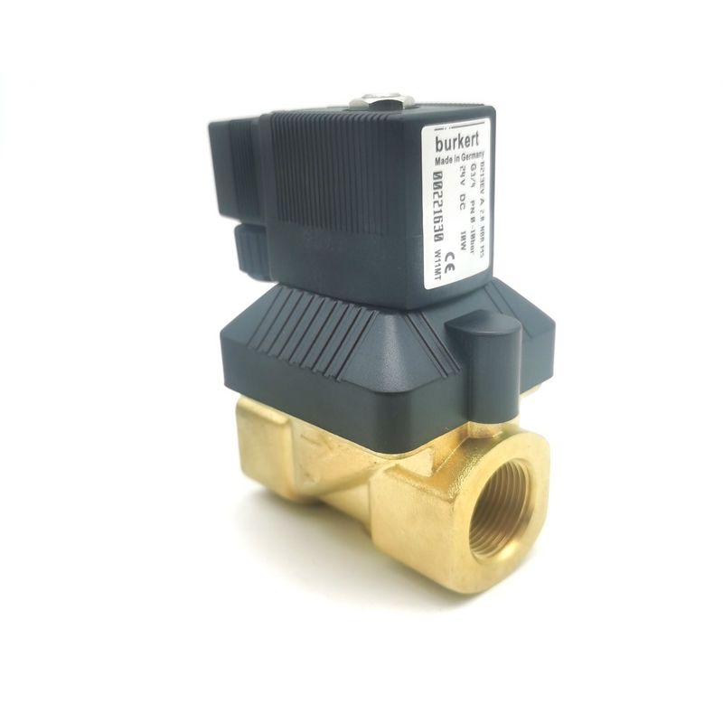 BURKERT 20022979 フランジタイプ 直作用下板接続 2/2 通常閉ざされたFKM 密閉された銅弁体 24VDC