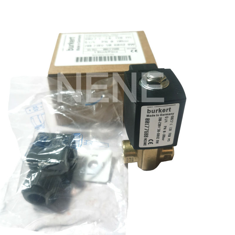 ブルケート電磁弁 00134241 6013 タイプ 直作用 G1/8 インチ 2.5 流孔 FKM 密封型銅弁体 24VAC 8W 0~16bar