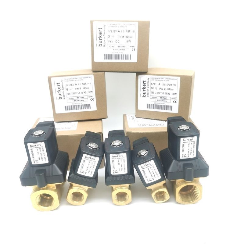 ブルケート電磁弁 FKMシール 00126091 24VDC 8W 0~6bar 6013 タイプ 直作用 G1/8 インチ 2/2 通常閉ざされた 3.0 流孔