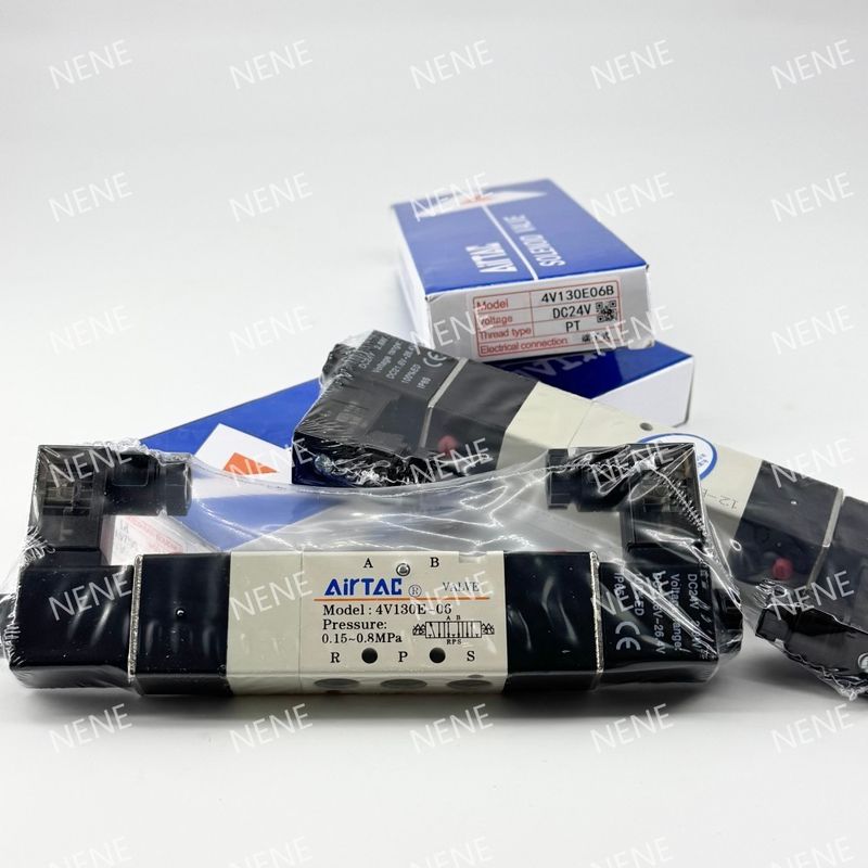 AIRTAC 4V230C-06 アルミ合金体材 電磁弁 24VDC 220V 高圧用