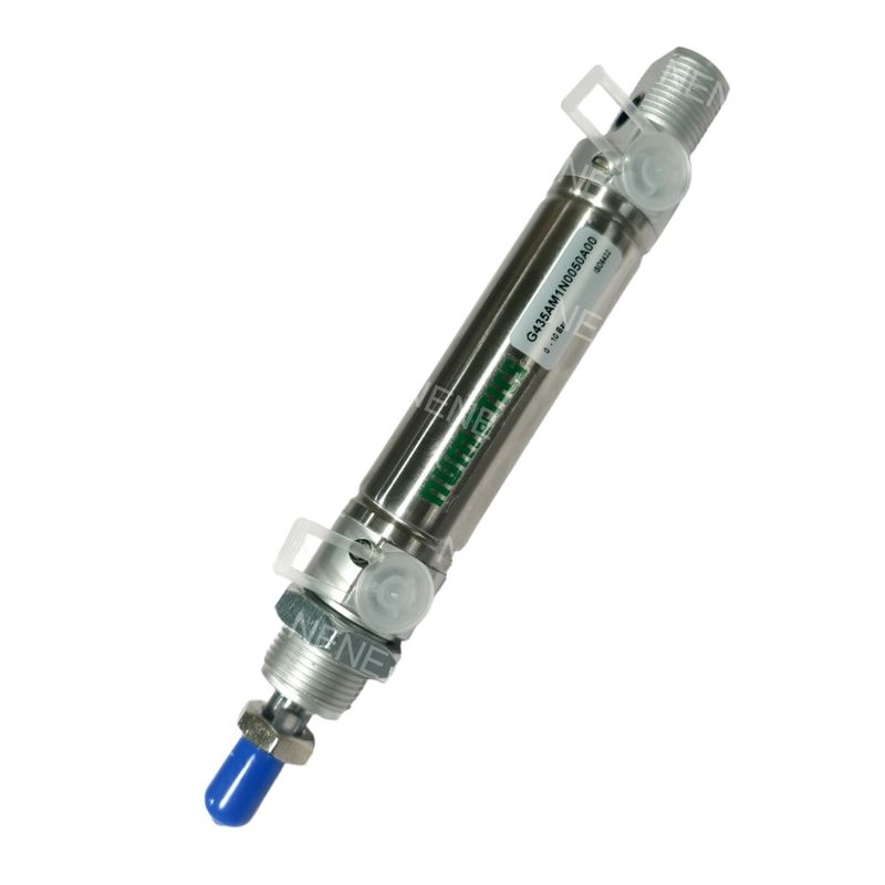G435AGSN25A00 コンパクト設計 ピストン空気圧シリンダ ISO 6432 規格 25mm ストローク 8mm ボア