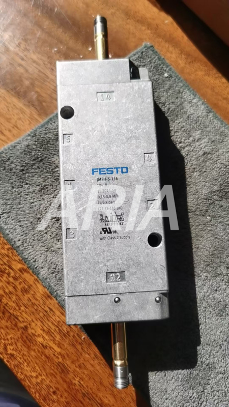 Festo JMFH-5-1/4 10410 電磁弁,5/2,個別販売する電磁弁,1100L/min,1.5-8bar,G 1/4