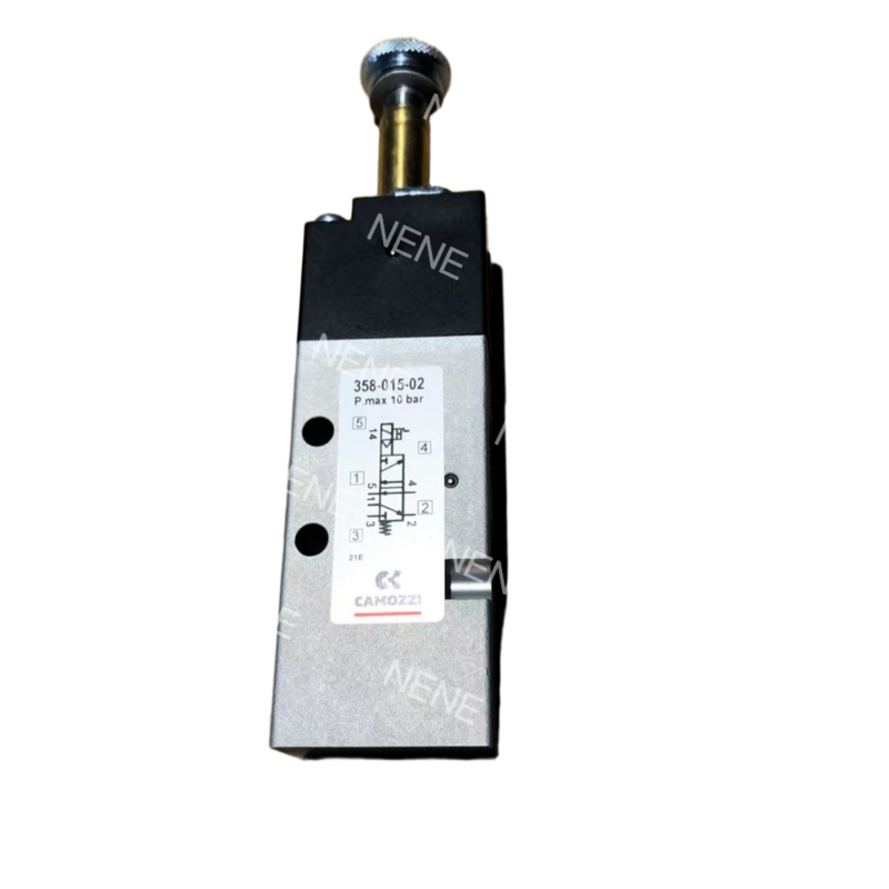 CAMOZZI 358-015-02-G77 電磁弁 5/2方 1/8インチ 24V DC 3.1W / 48V AC 3.8VA