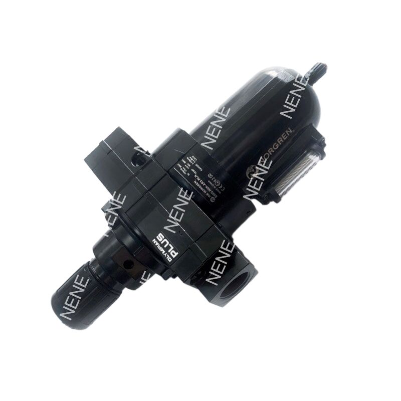 ノルグレンのフィルター調節器モデル B68G-8GK-MR3-RLN G1ポート 40μm 04-8バー 手動 無寸法 圧縮空気 肺気気気潤滑器