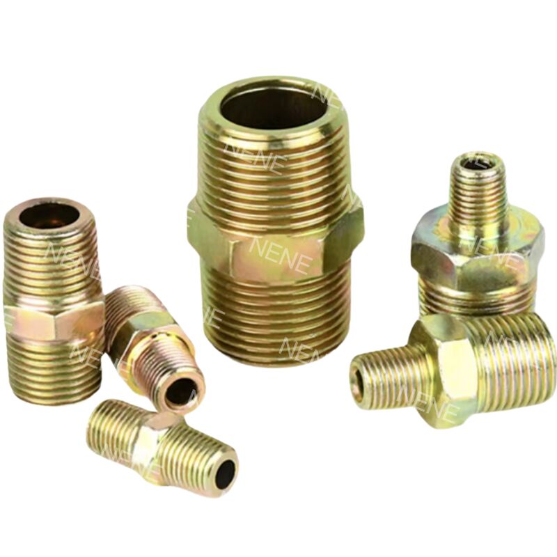 BSP 油圧ユニオン フラットマウス 3/8" ユニオンジョイント 公称圧力 30MPa 空圧配管継手