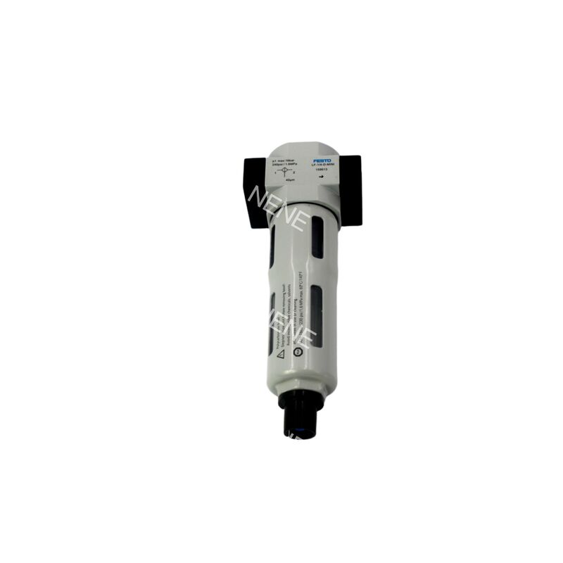 フェスト製空圧エアラインフィルター LF-1/8-D-MINI-A 159616 0.5-12 bar G1/8 亜鉛合金 40ミクロン FRLユニット用全自動ドレン ミニサイズ