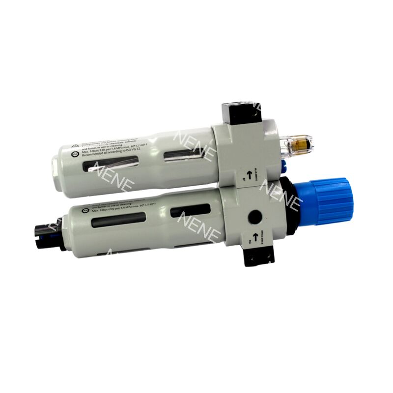 FRC-1/4-D-7-MINI-A 162763 亜鉛合金 FRL 1300L/min G1/4 40μm 0.5-7bar 全自動ドレン 圧力計付き FESTO